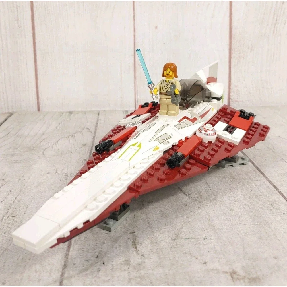 LEGO Star Wars Jedi Starfighter 7143 - 100% COMPLETE - NO Box Or Manual Obi-wan